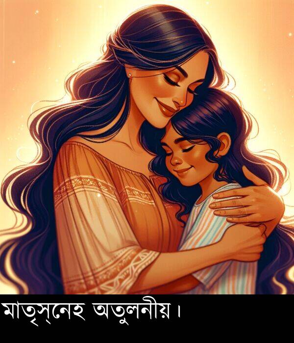 অতুলনীয়।: মাতৃস্নেহ অতুলনীয়।