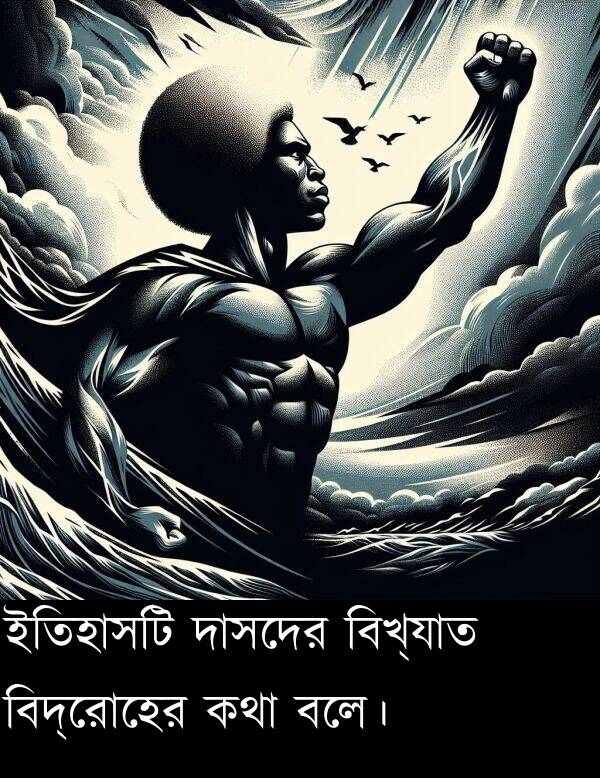 দাসদের: ইতিহাসটি দাসদের বিখ্যাত বিদ্রোহের কথা বলে।