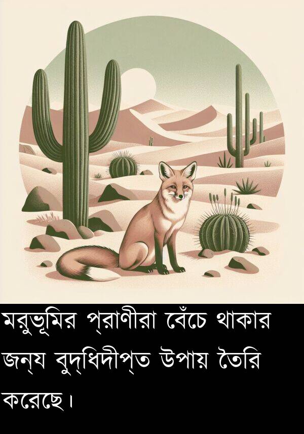 উপায়: মরুভূমির প্রাণীরা বেঁচে থাকার জন্য বুদ্ধিদীপ্ত উপায় তৈরি করেছে।