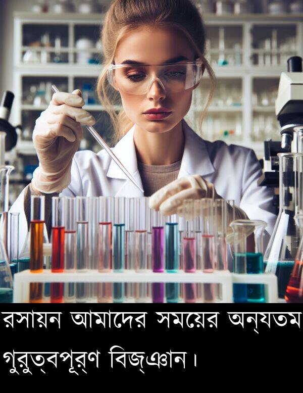 রসায়ন: রসায়ন আমাদের সময়ের অন্যতম গুরুত্বপূর্ণ বিজ্ঞান।