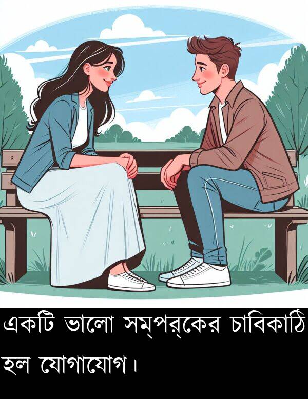 চাবিকাঠি: একটি ভালো সম্পর্কের চাবিকাঠি হল যোগাযোগ।