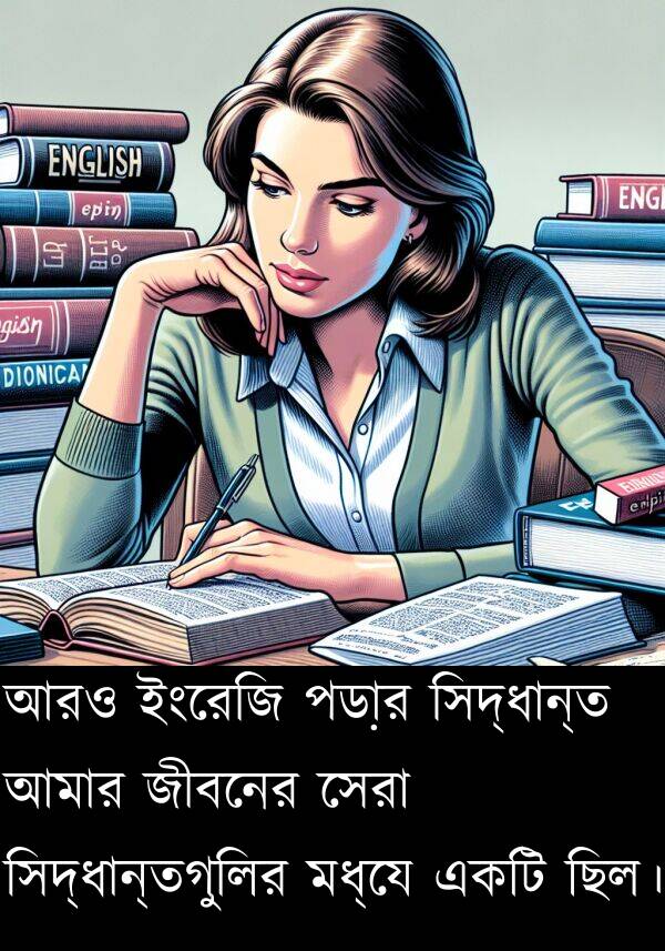পড়ার: আরও ইংরেজি পড়ার সিদ্ধান্ত আমার জীবনের সেরা সিদ্ধান্তগুলির মধ্যে একটি ছিল।