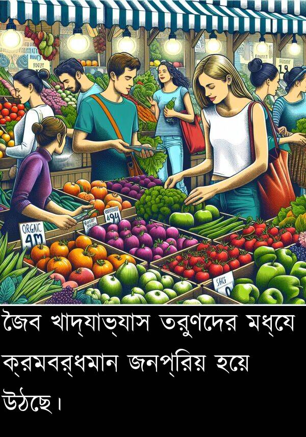 ক্রমবর্ধমান: জৈব খাদ্যাভ্যাস তরুণদের মধ্যে ক্রমবর্ধমান জনপ্রিয় হয়ে উঠছে।