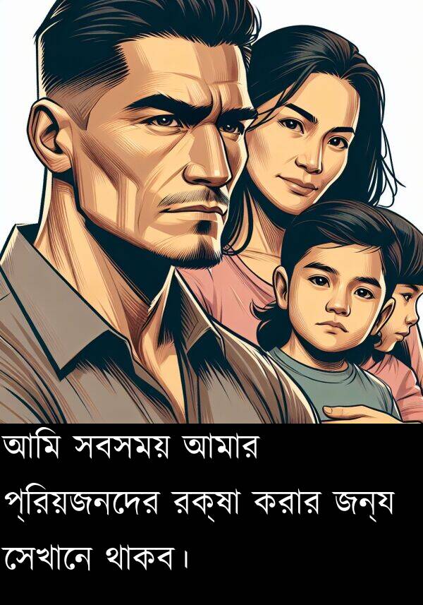 প্রিয়জনদের: আমি সবসময় আমার প্রিয়জনদের রক্ষা করার জন্য সেখানে থাকব।