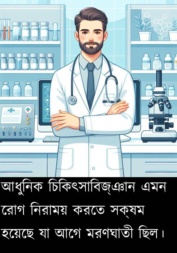 রোগ: আধুনিক চিকিৎসাবিজ্ঞান এমন রোগ নিরাময় করতে সক্ষম হয়েছে যা আগে মরণঘাতী ছিল।