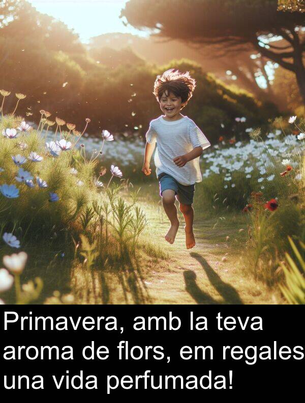 teva: Primavera, amb la teva aroma de flors, em regales una vida perfumada!