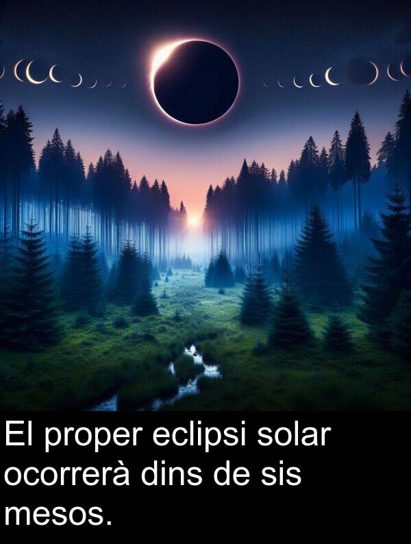 solar: El proper eclipsi solar ocorrerà dins de sis mesos.