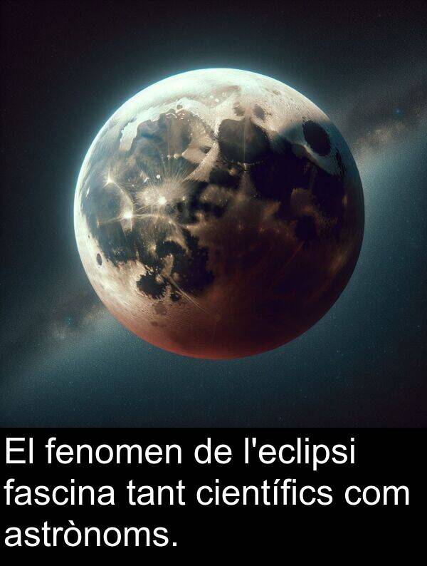 tant: El fenomen de l'eclipsi fascina tant científics com astrònoms.