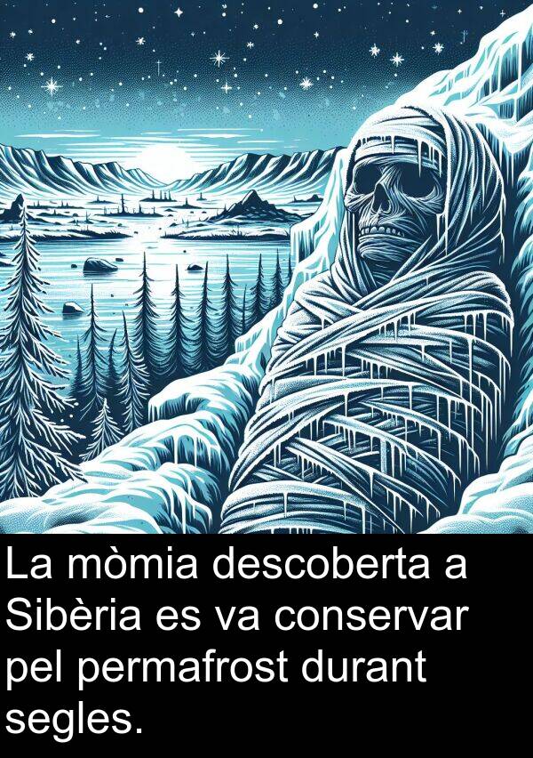 descoberta: La mòmia descoberta a Sibèria es va conservar pel permafrost durant segles.