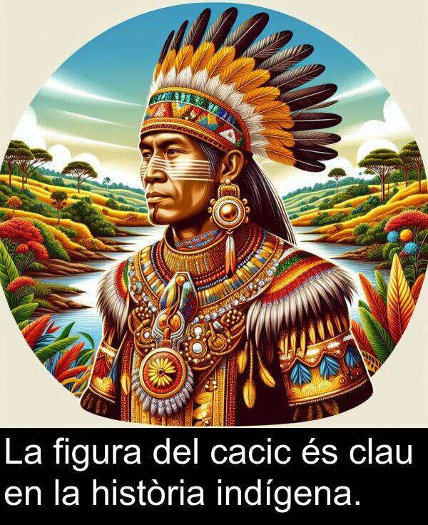cacic: La figura del cacic és clau en la història indígena.