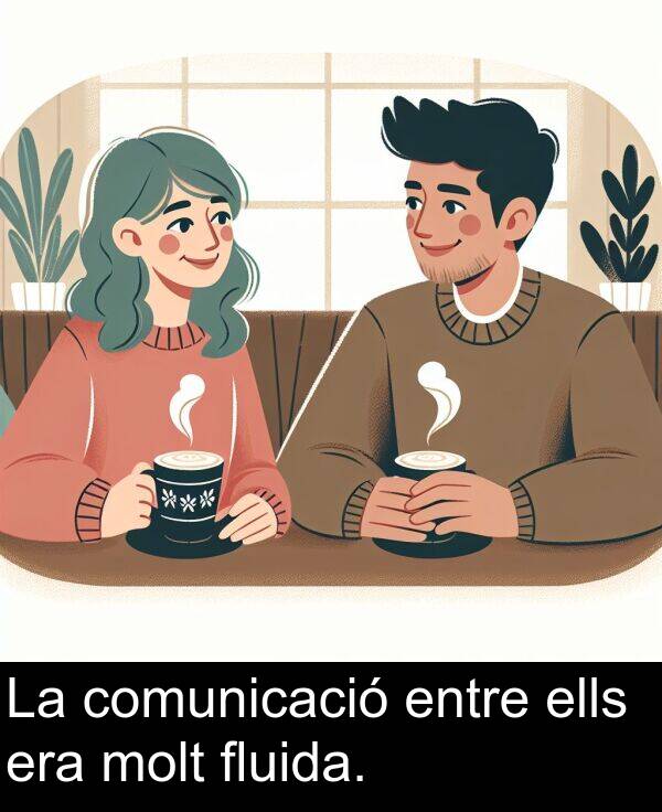 comunicació: La comunicació entre ells era molt fluida.