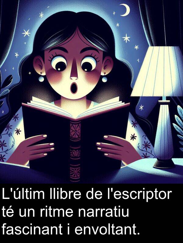 llibre: L'últim llibre de l'escriptor té un ritme narratiu fascinant i envoltant.