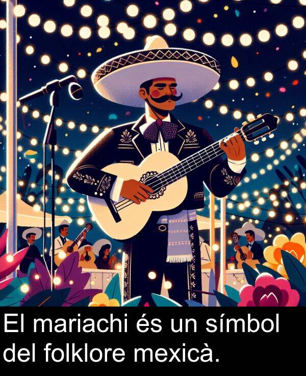 folklore: El mariachi és un símbol del folklore mexicà.
