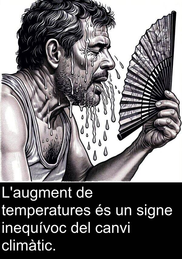 canvi: L'augment de temperatures és un signe inequívoc del canvi climàtic.