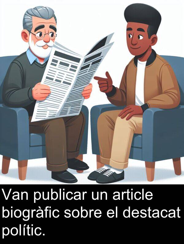 biogràfic: Van publicar un article biogràfic sobre el destacat polític.