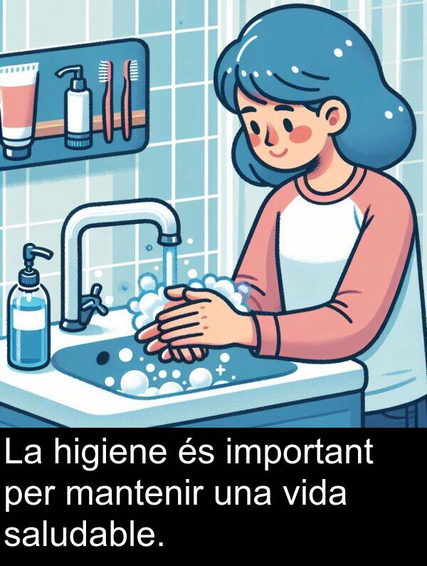 higiene: La higiene és important per mantenir una vida saludable.