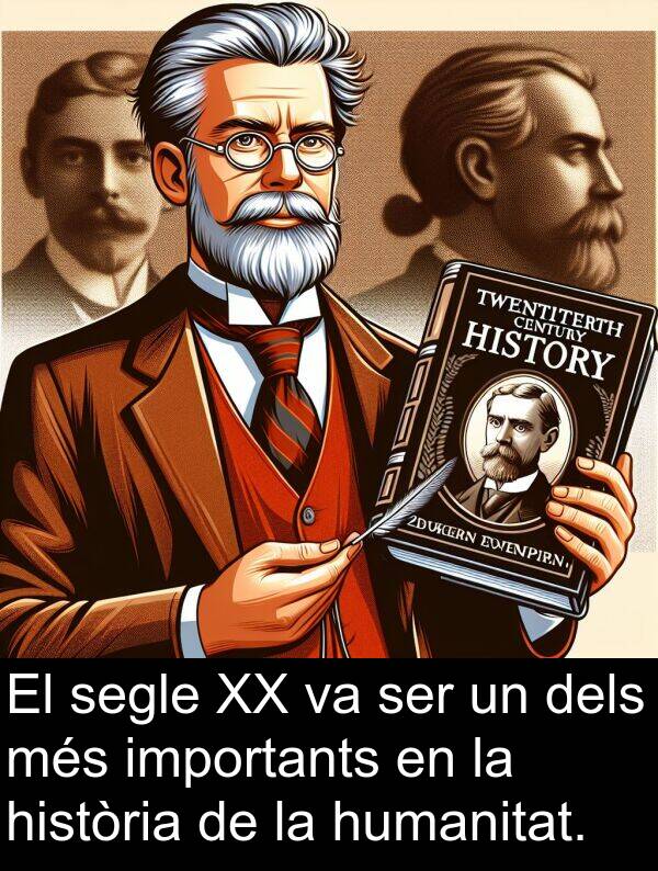 segle: El segle XX va ser un dels més importants en la història de la humanitat.