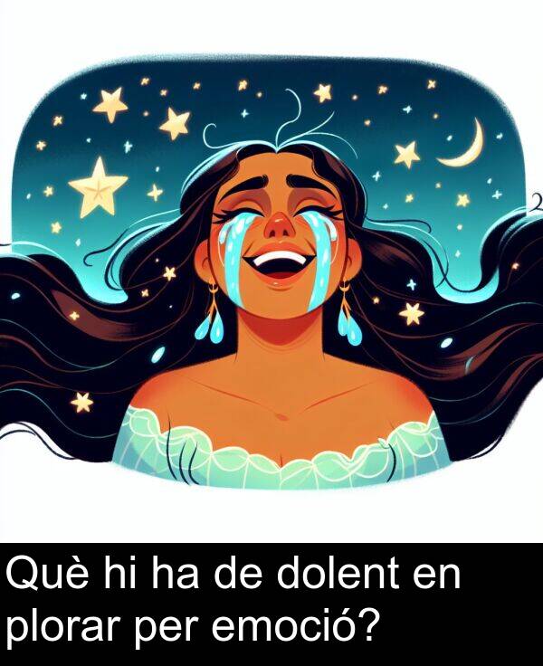 emoció: Què hi ha de dolent en plorar per emoció?