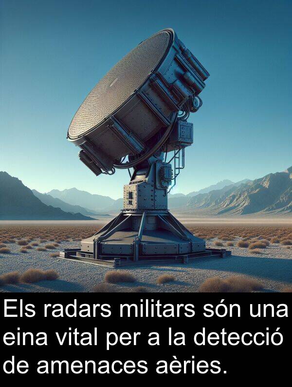 eina: Els radars militars són una eina vital per a la detecció de amenaces aèries.