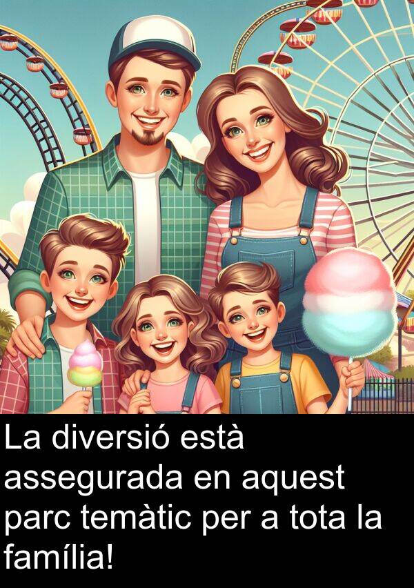 diversió: La diversió està assegurada en aquest parc temàtic per a tota la família!