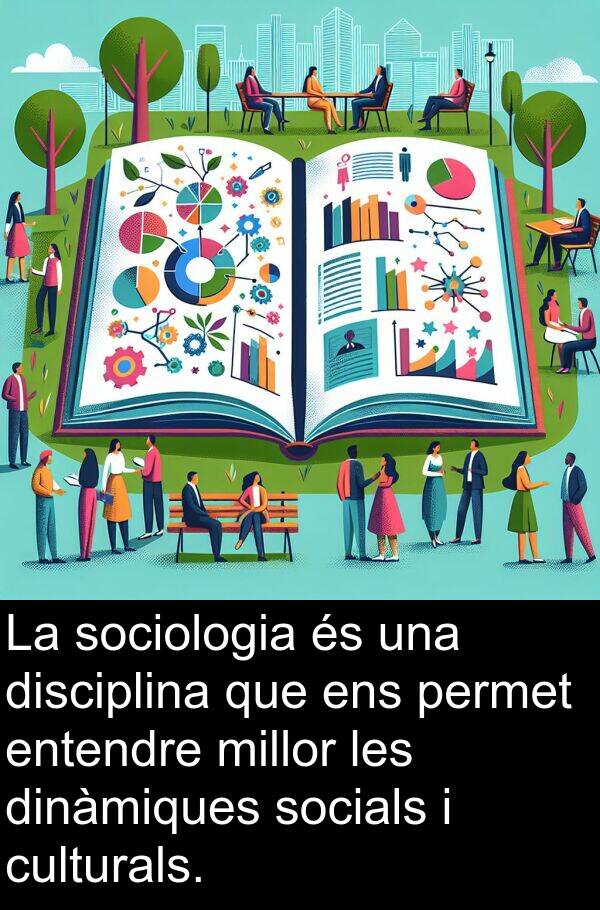 culturals: La sociologia és una disciplina que ens permet entendre millor les dinàmiques socials i culturals.