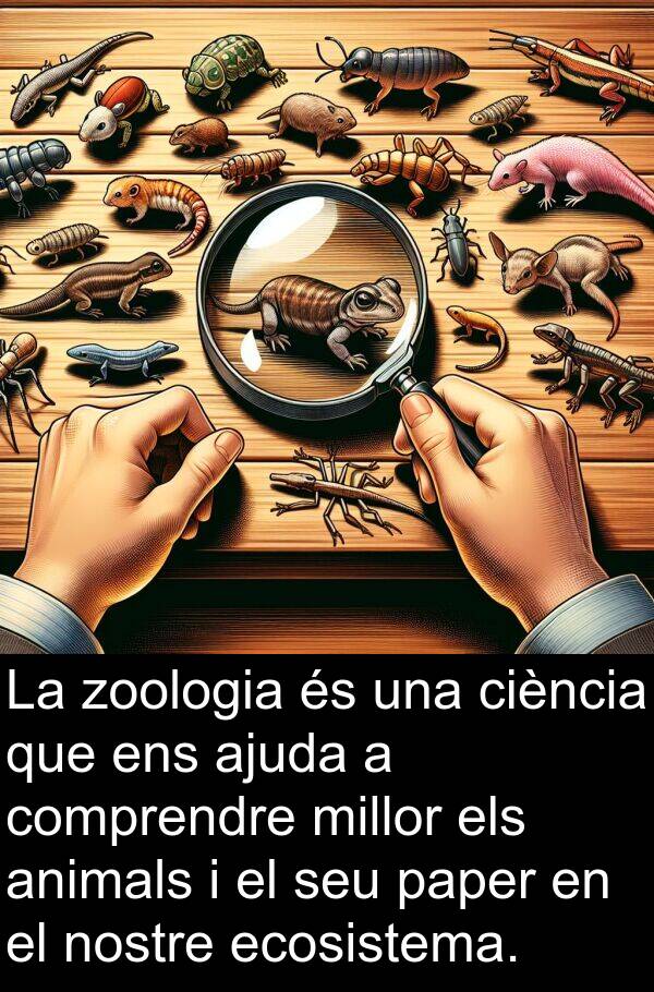 nostre: La zoologia és una ciència que ens ajuda a comprendre millor els animals i el seu paper en el nostre ecosistema.