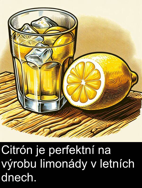 perfektní: Citrón je perfektní na výrobu limonády v letních dnech.