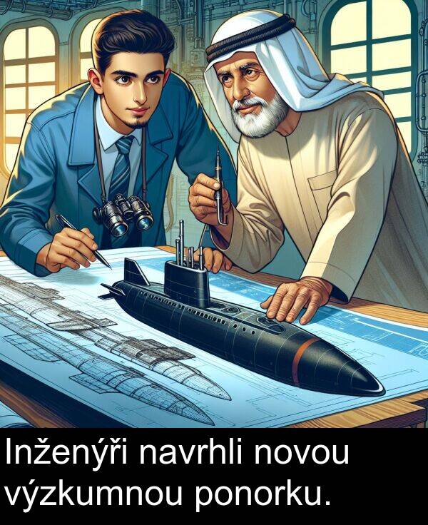 ponorku: Inženýři navrhli novou výzkumnou ponorku.