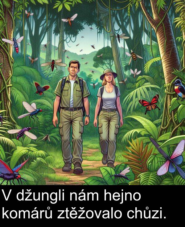 hejno: V džungli nám hejno komárů ztěžovalo chůzi.
