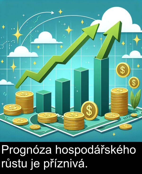 hospodářského: Prognóza hospodářského růstu je příznivá.
