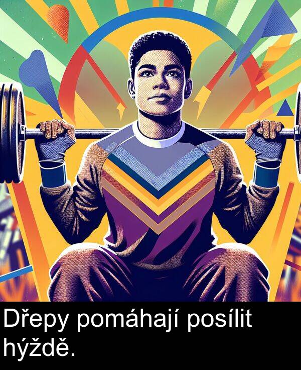 posílit: Dřepy pomáhají posílit hýždě.