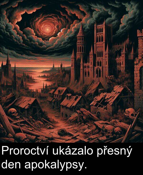 apokalypsy: Proroctví ukázalo přesný den apokalypsy.