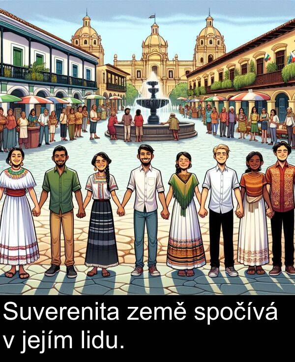 země: Suverenita země spočívá v jejím lidu.