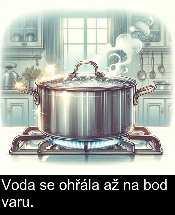 varu: Voda se ohřála až na bod varu.