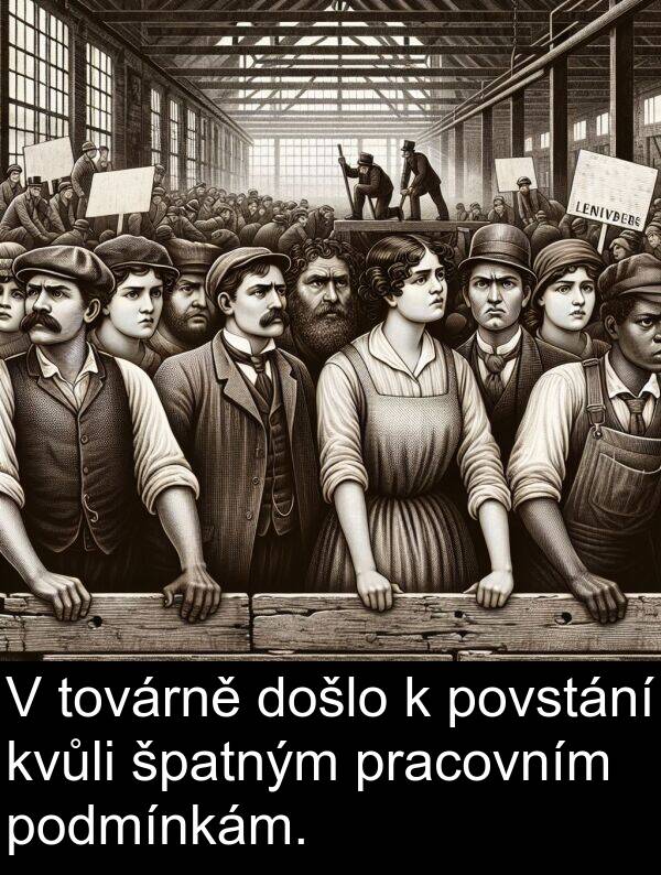 došlo: V továrně došlo k povstání kvůli špatným pracovním podmínkám.