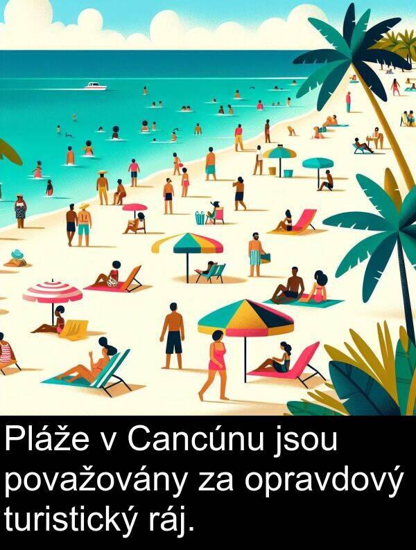 ráj: Pláže v Cancúnu jsou považovány za opravdový turistický ráj.