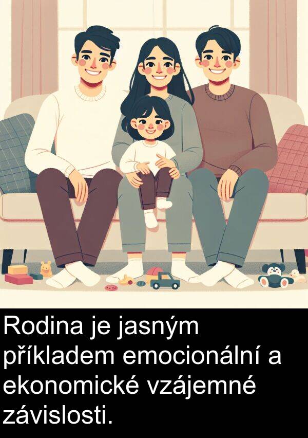 ekonomické: Rodina je jasným příkladem emocionální a ekonomické vzájemné závislosti.