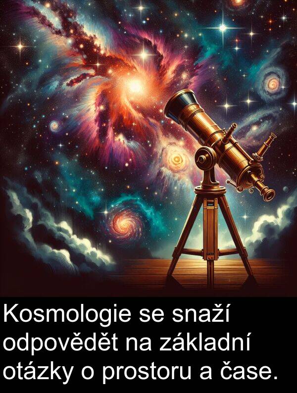 čase: Kosmologie se snaží odpovědět na základní otázky o prostoru a čase.