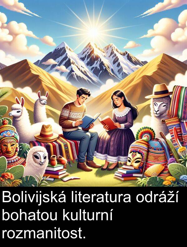 bohatou: Bolivijská literatura odráží bohatou kulturní rozmanitost.