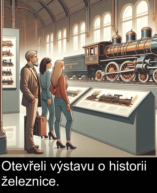 železnice: Otevřeli výstavu o historii železnice.