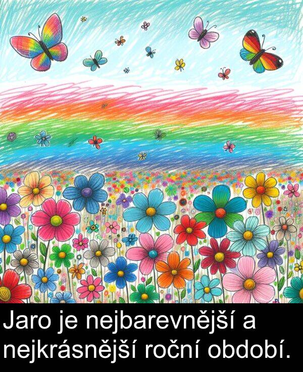 období: Jaro je nejbarevnější a nejkrásnější roční období.