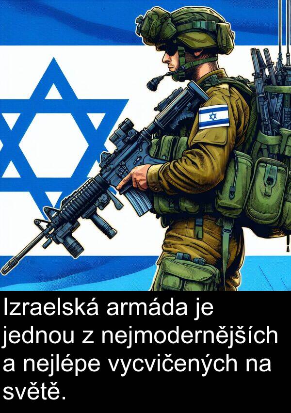 armáda: Izraelská armáda je jednou z nejmodernějších a nejlépe vycvičených na světě.