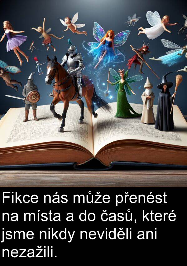 ani: Fikce nás může přenést na místa a do časů, které jsme nikdy neviděli ani nezažili.