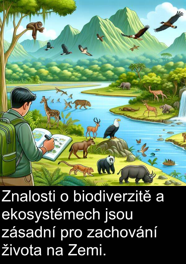 života: Znalosti o biodiverzitě a ekosystémech jsou zásadní pro zachování života na Zemi.