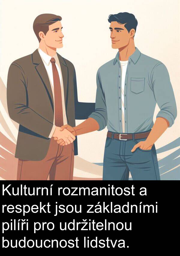 udržitelnou: Kulturní rozmanitost a respekt jsou základními pilíři pro udržitelnou budoucnost lidstva.