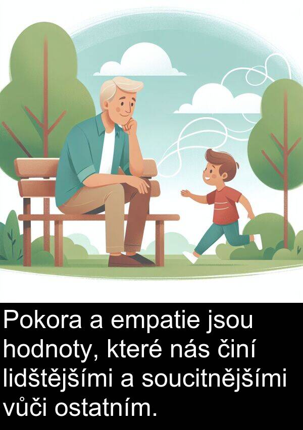 soucitnějšími: Pokora a empatie jsou hodnoty, které nás činí lidštějšími a soucitnějšími vůči ostatním.