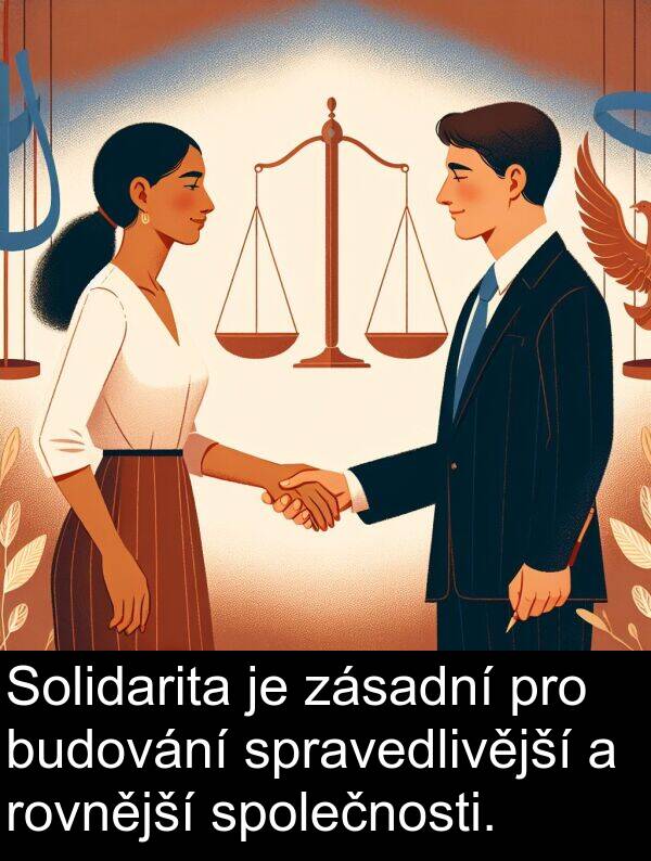 budování: Solidarita je zásadní pro budování spravedlivější a rovnější společnosti.