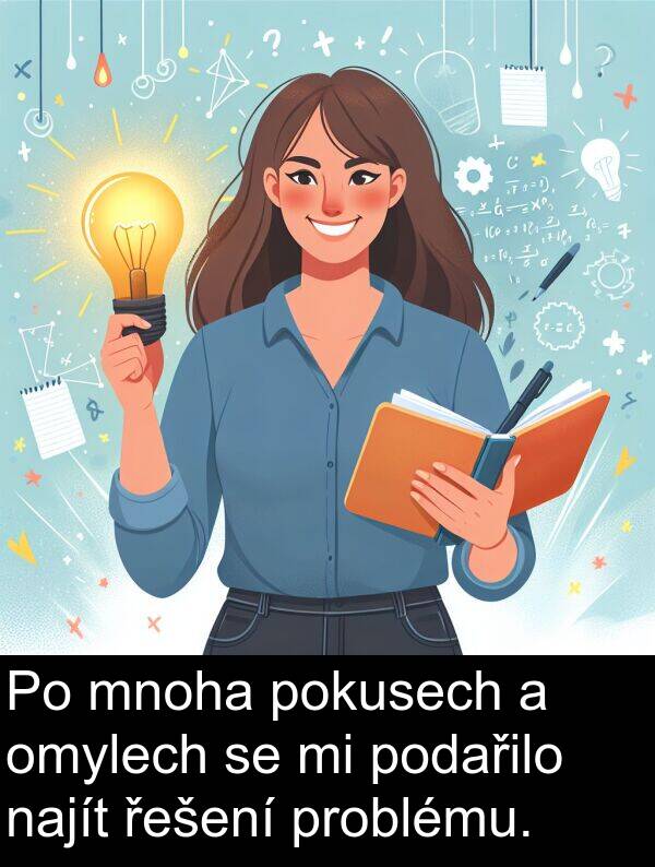 řešení: Po mnoha pokusech a omylech se mi podařilo najít řešení problému.