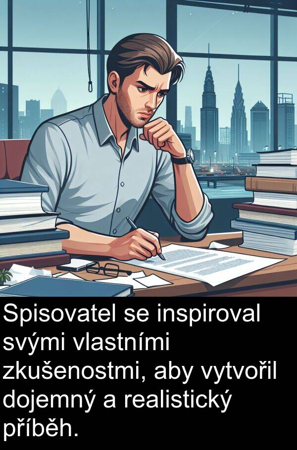 realistický: Spisovatel se inspiroval svými vlastními zkušenostmi, aby vytvořil dojemný a realistický příběh.