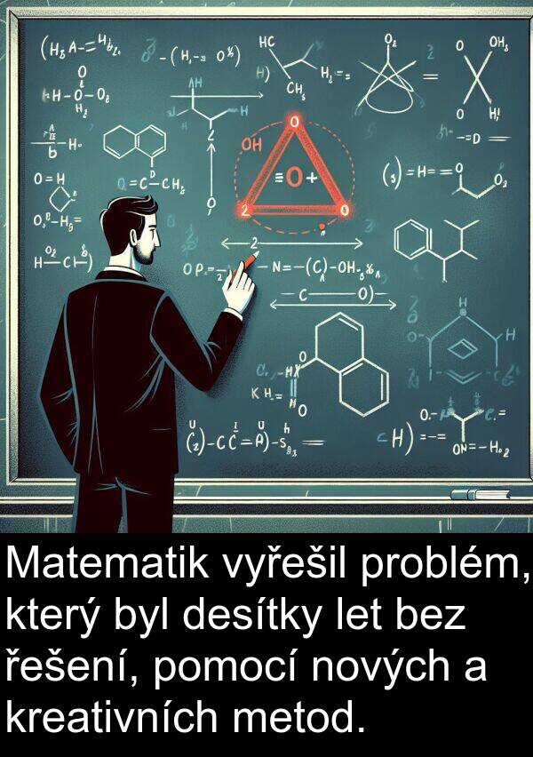 řešení: Matematik vyřešil problém, který byl desítky let bez řešení, pomocí nových a kreativních metod.